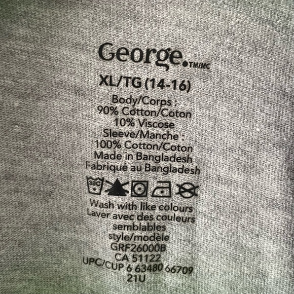 2-Pack Boys Long-Sleeve T-Shirts - Red & Light Grey Raglan Sleeve - Dark Grey - Picture 7 of 8